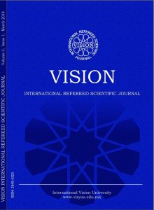 					View Vol. 3 No. 1 (2018): Vision Journal
				